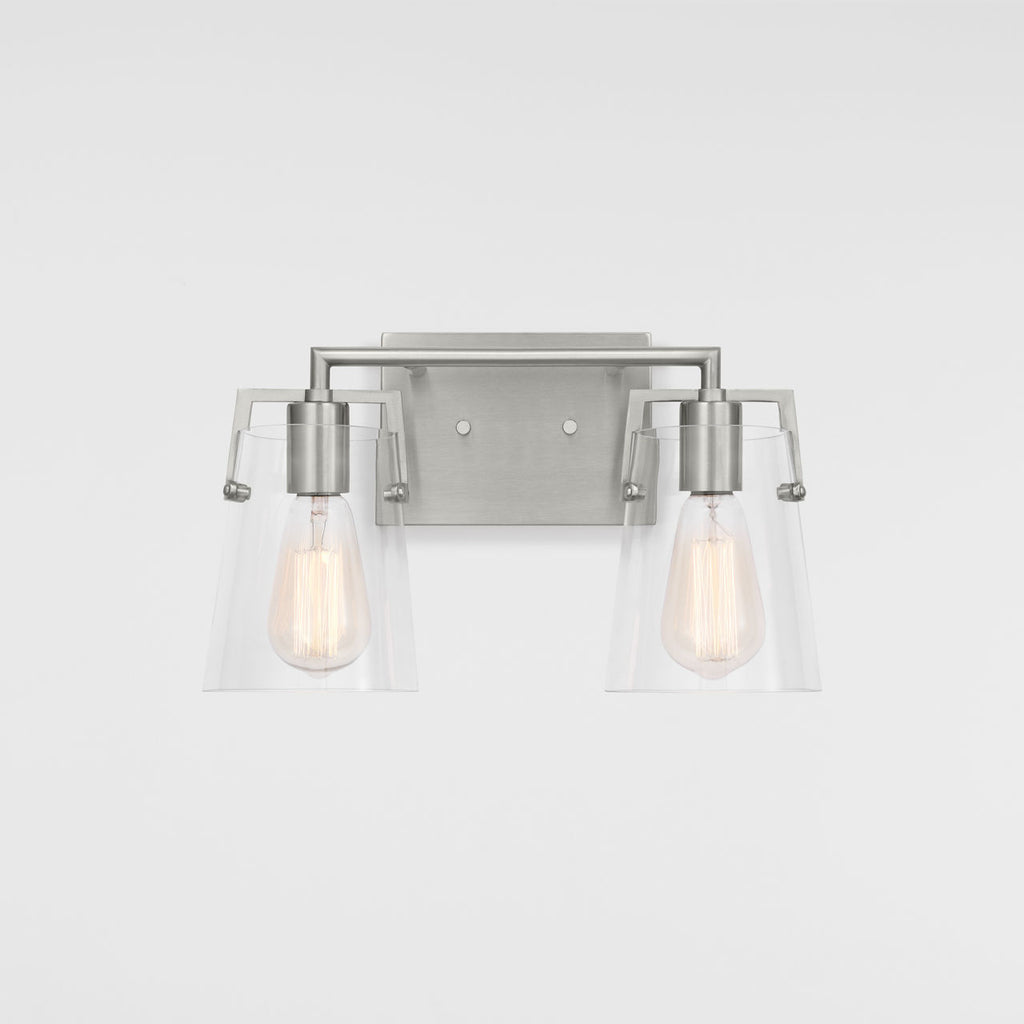 Crofton 2 - Light Vanity Brushed Nickel