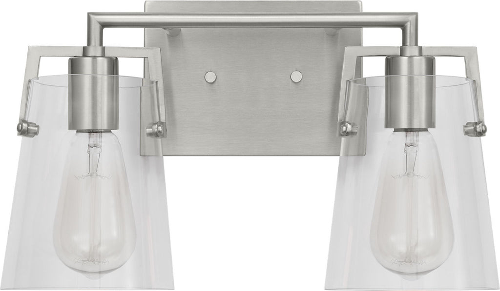 Crofton 2 - Light Vanity Brushed Nickel