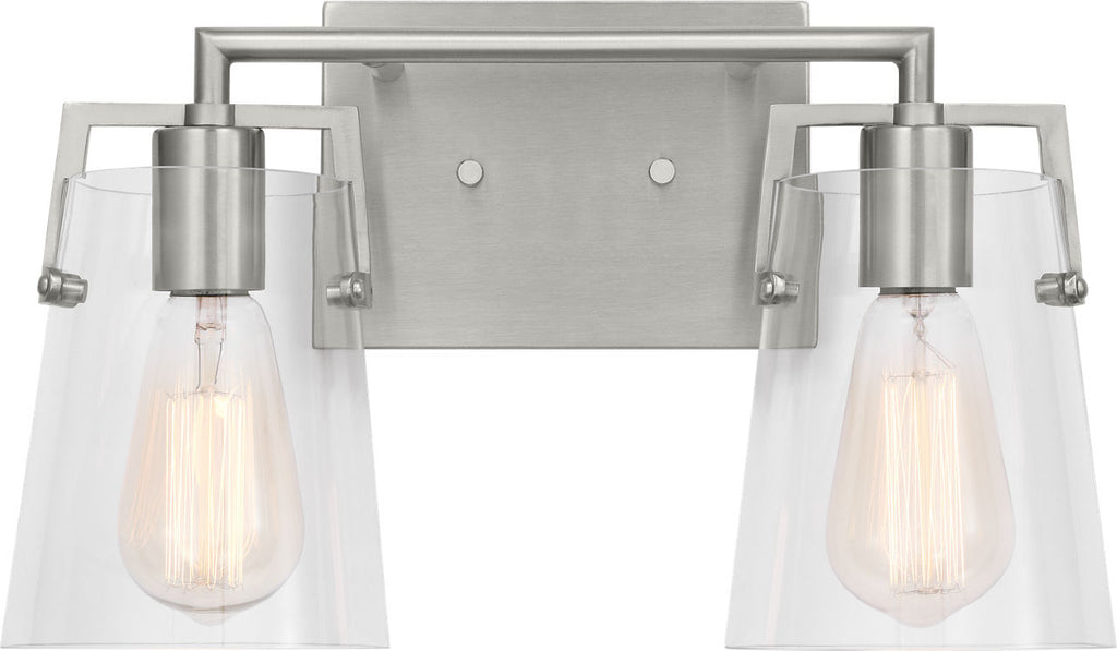 Crofton 2 - Light Vanity Brushed Nickel
