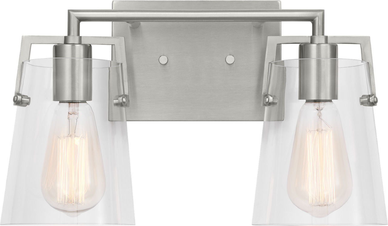 Crofton 2 - Light Vanity Brushed Nickel