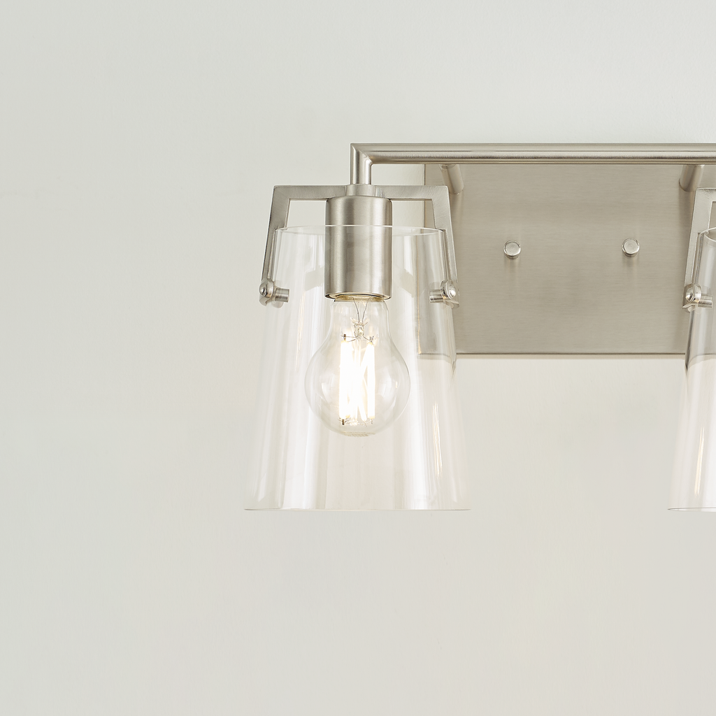 Crofton 2 - Light Vanity Brushed Nickel