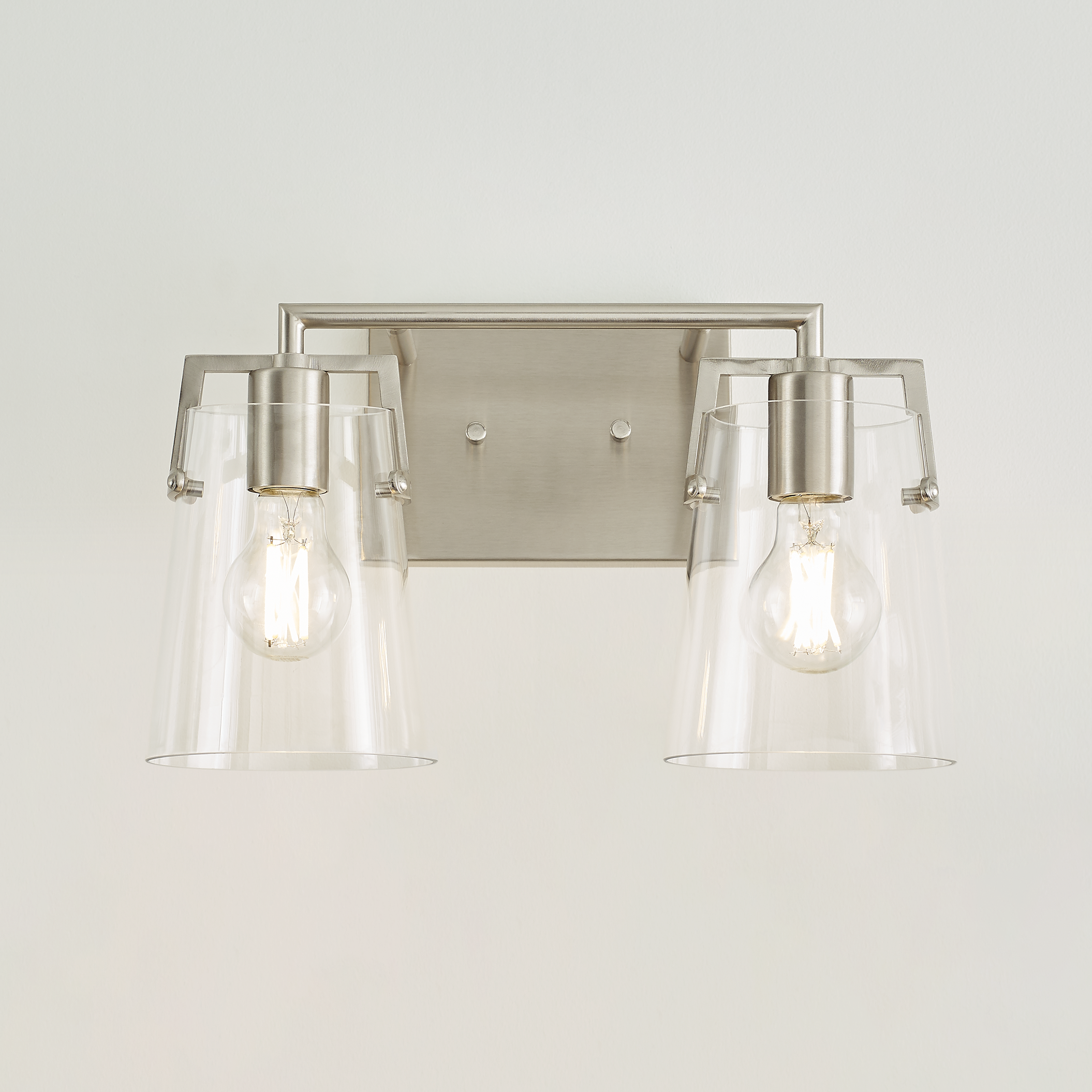 Crofton 2 - Light Vanity Brushed Nickel