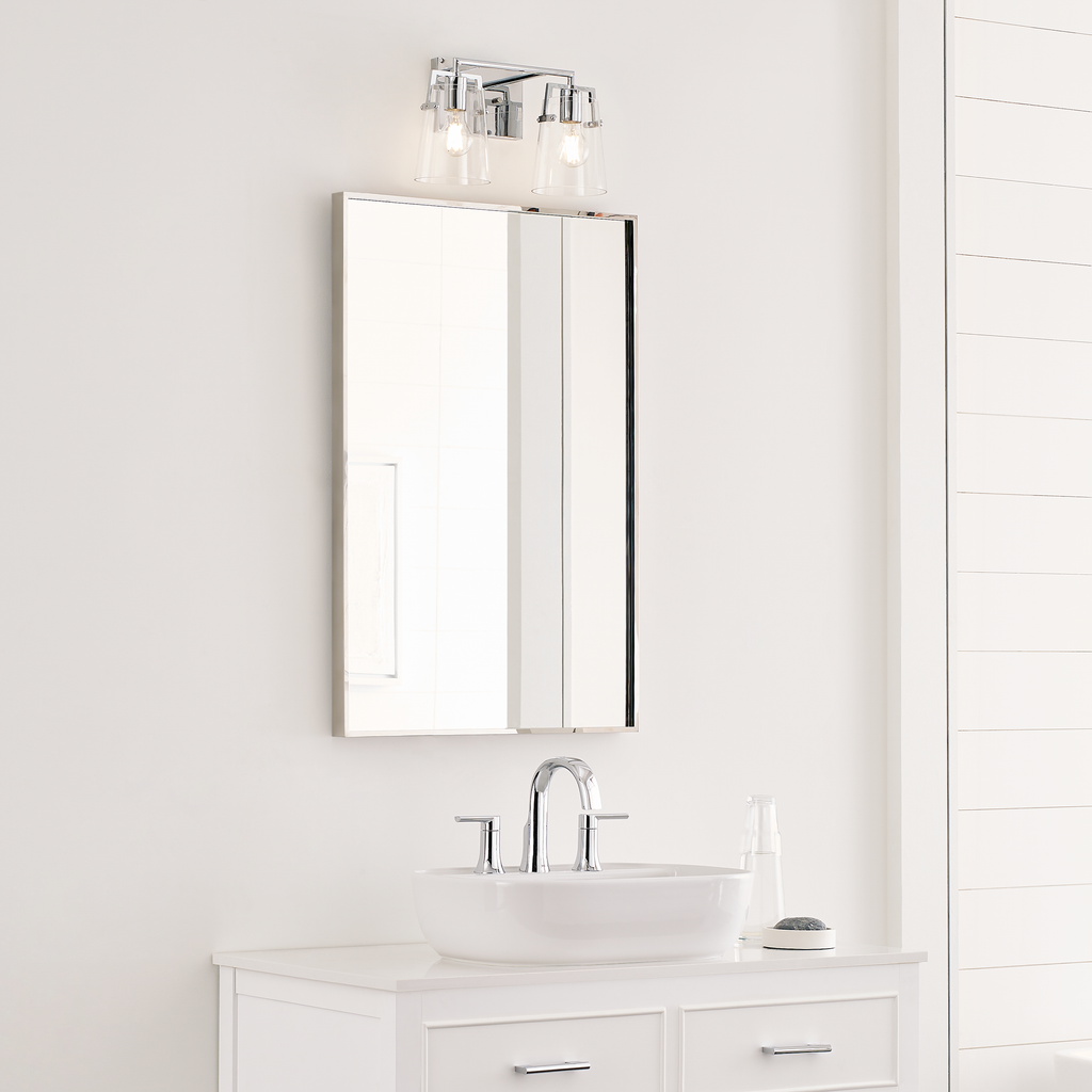 Crofton 2 - Light Vanity Chrome