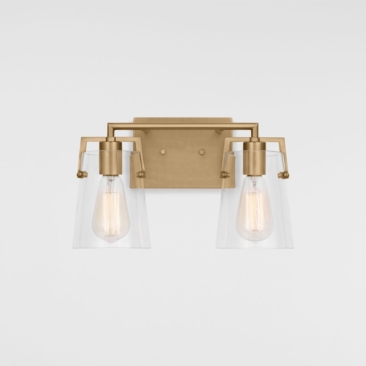 Crofton 2 - Light Vanity Satin Brass