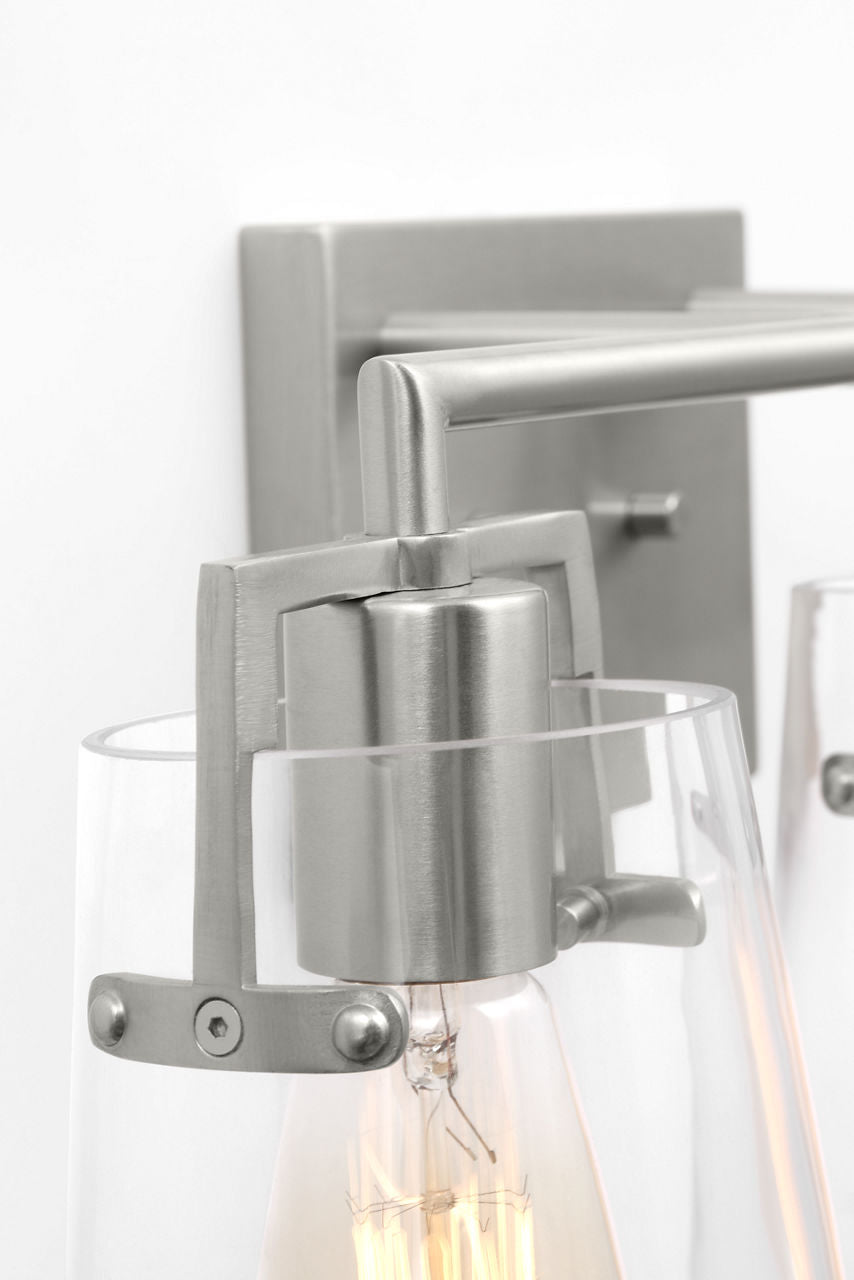 Crofton 3 - Light Vanity Brushed Nickel