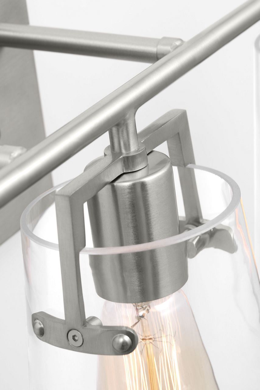 Crofton 3 - Light Vanity Brushed Nickel