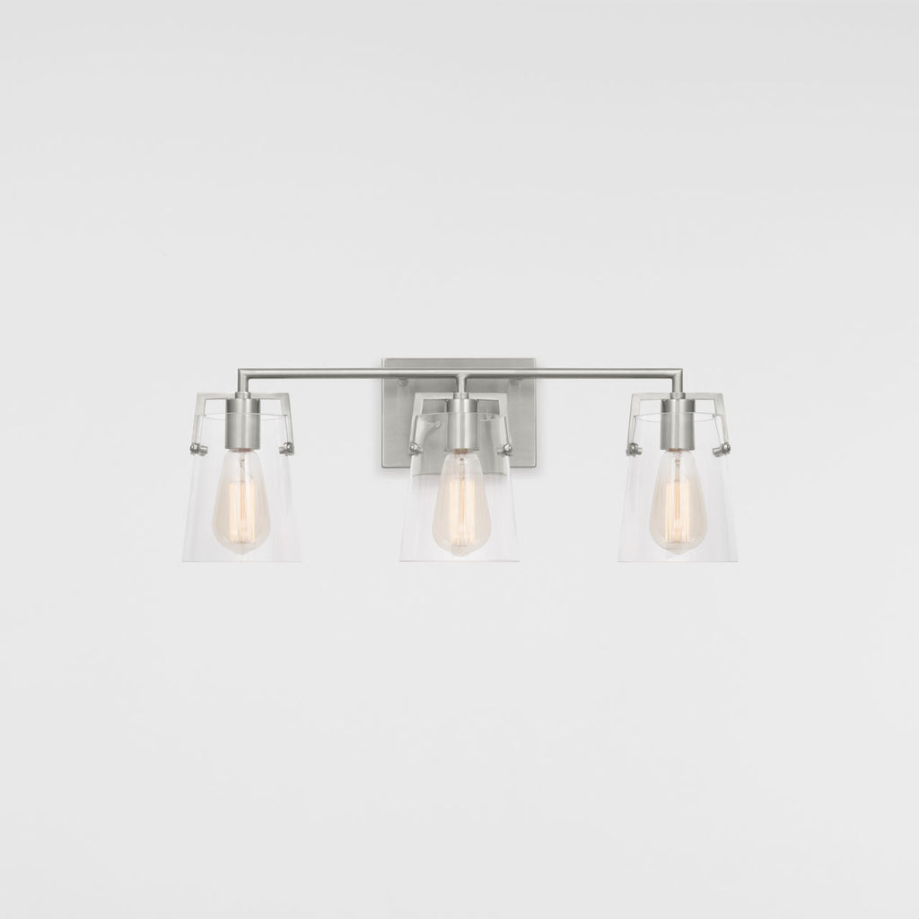 Crofton 3 - Light Vanity Brushed Nickel