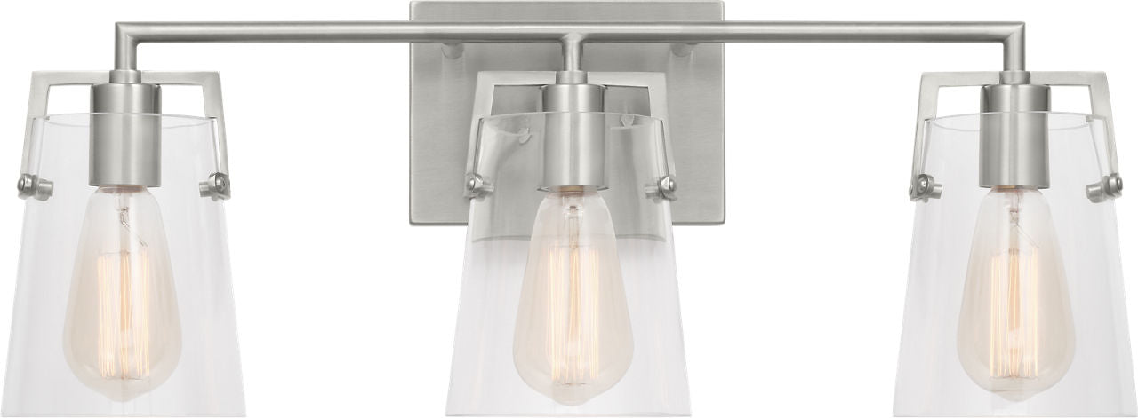 Crofton 3 - Light Vanity Brushed Nickel