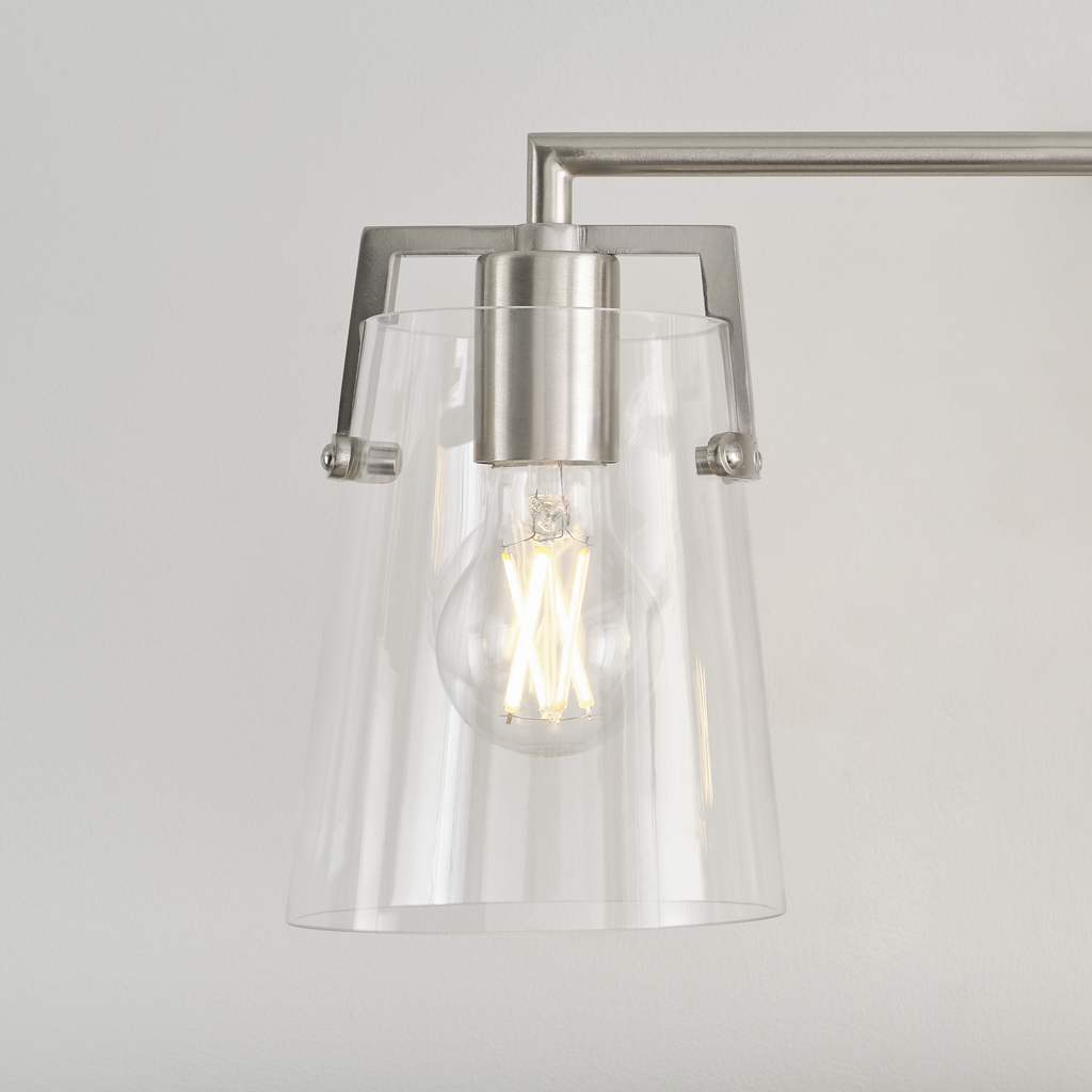 Crofton 3 - Light Vanity Brushed Nickel
