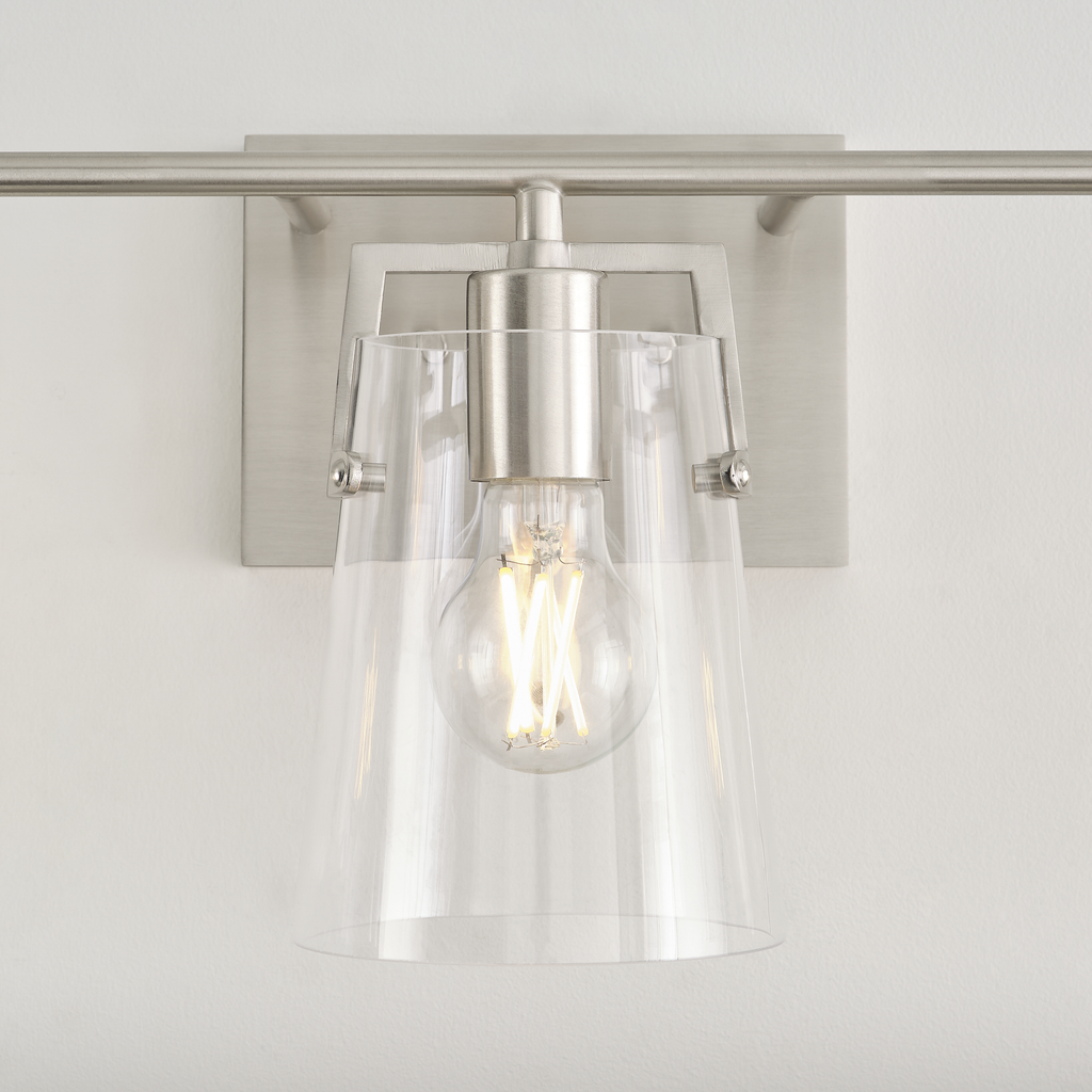 Crofton 3 - Light Vanity Brushed Nickel