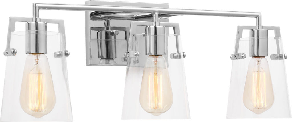 Crofton 3 - Light Vanity Chrome