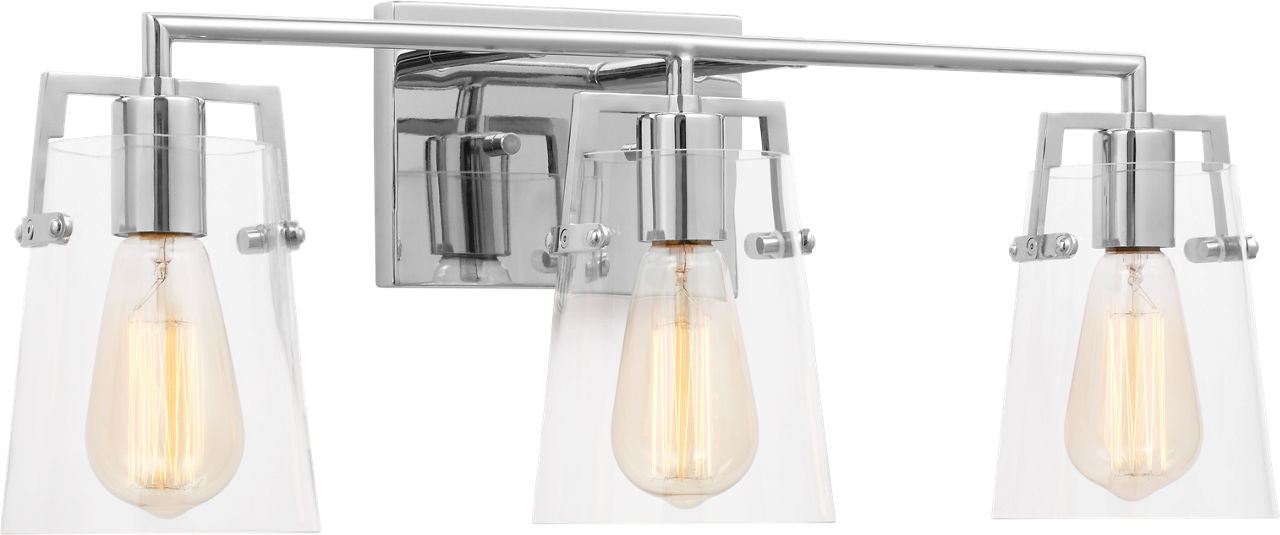 Crofton 3 - Light Vanity Chrome