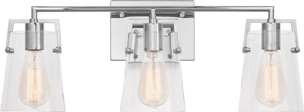 Crofton 3 - Light Vanity Chrome