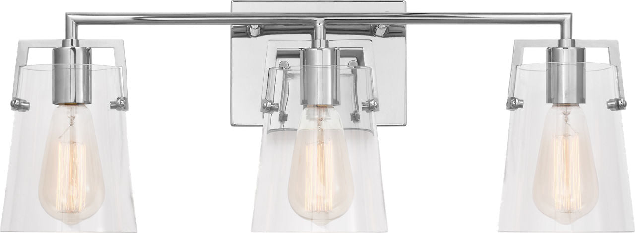 Crofton 3 - Light Vanity Chrome