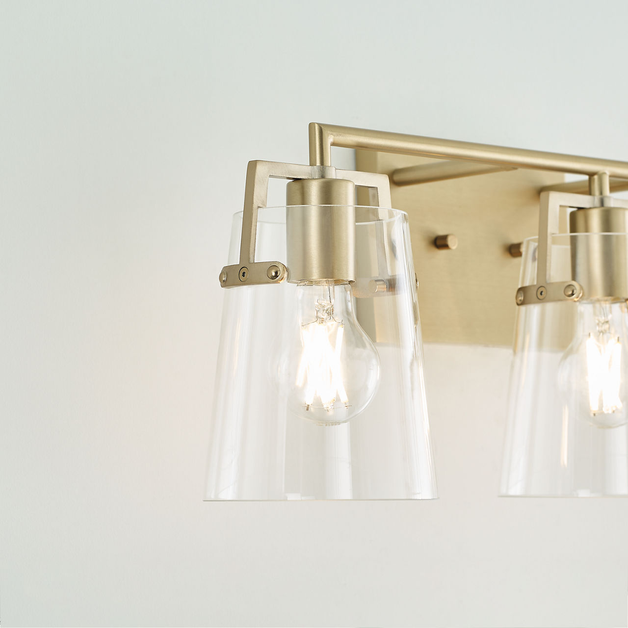 Crofton 3 - Light Vanity Satin Brass