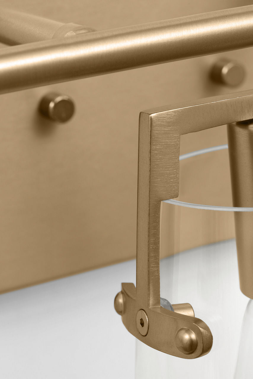 Crofton 3 - Light Vanity Satin Brass