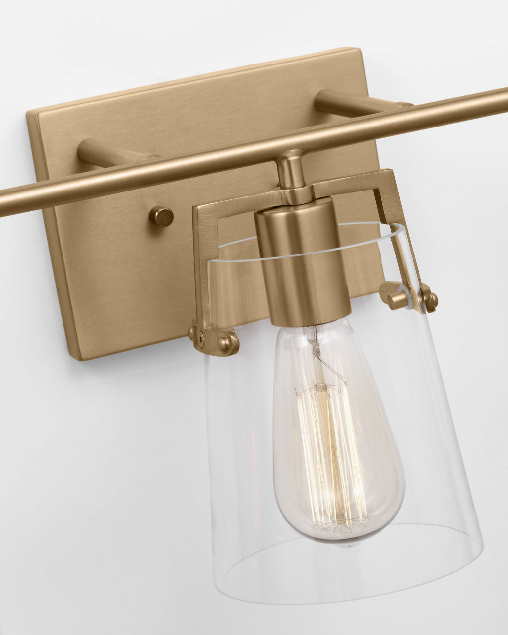 Crofton 3 - Light Vanity Satin Brass