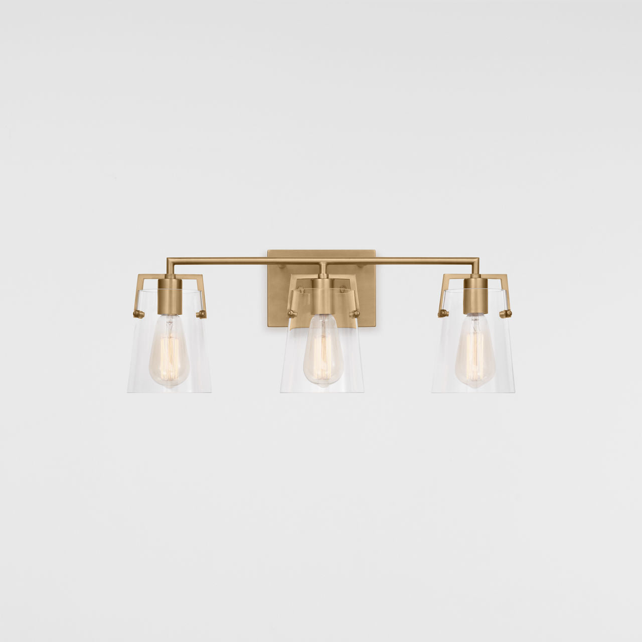 Crofton 3 - Light Vanity Satin Brass
