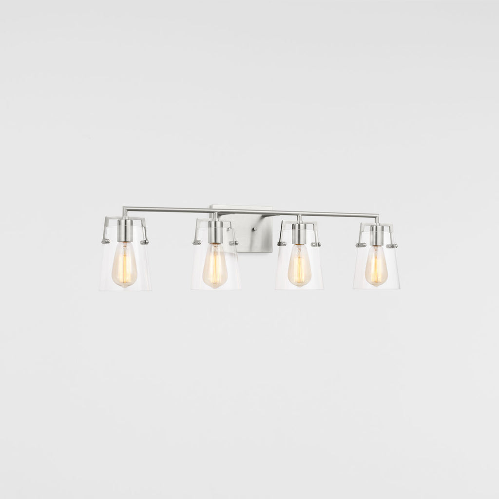 Crofton 4 - Light Vanity Brushed Nickel