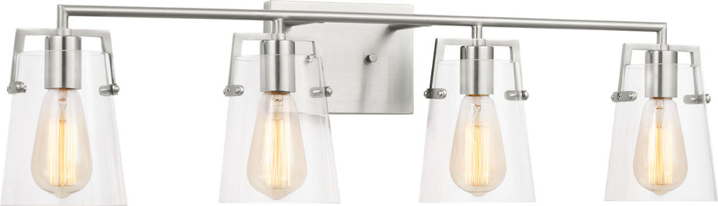 Crofton 4 - Light Vanity Brushed Nickel