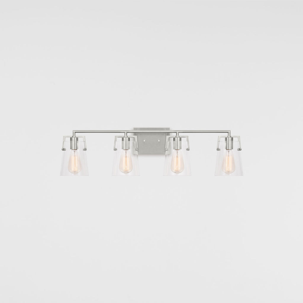 Crofton 4 - Light Vanity Brushed Nickel