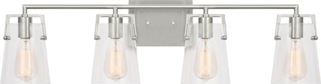 Crofton 4 - Light Vanity Brushed Nickel