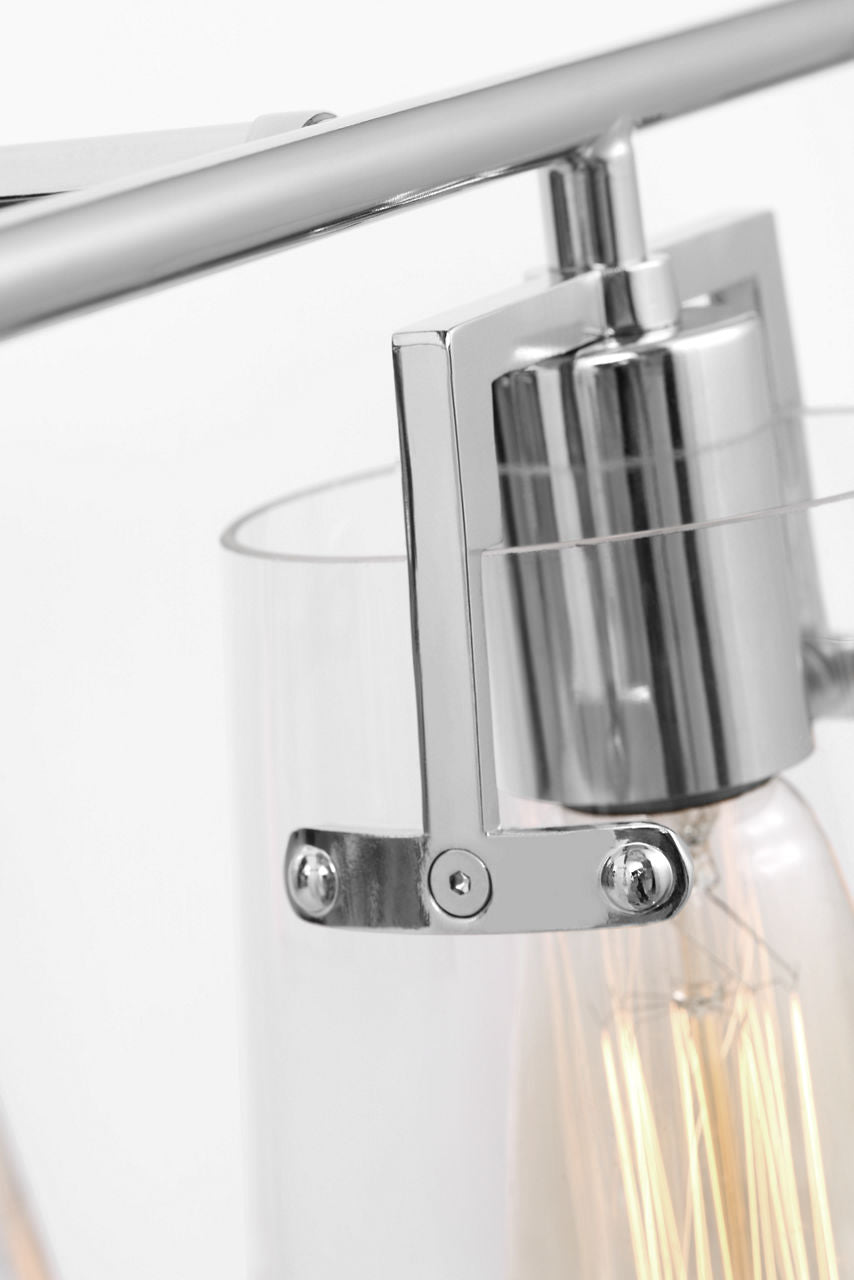 Crofton 4 - Light Vanity Chrome
