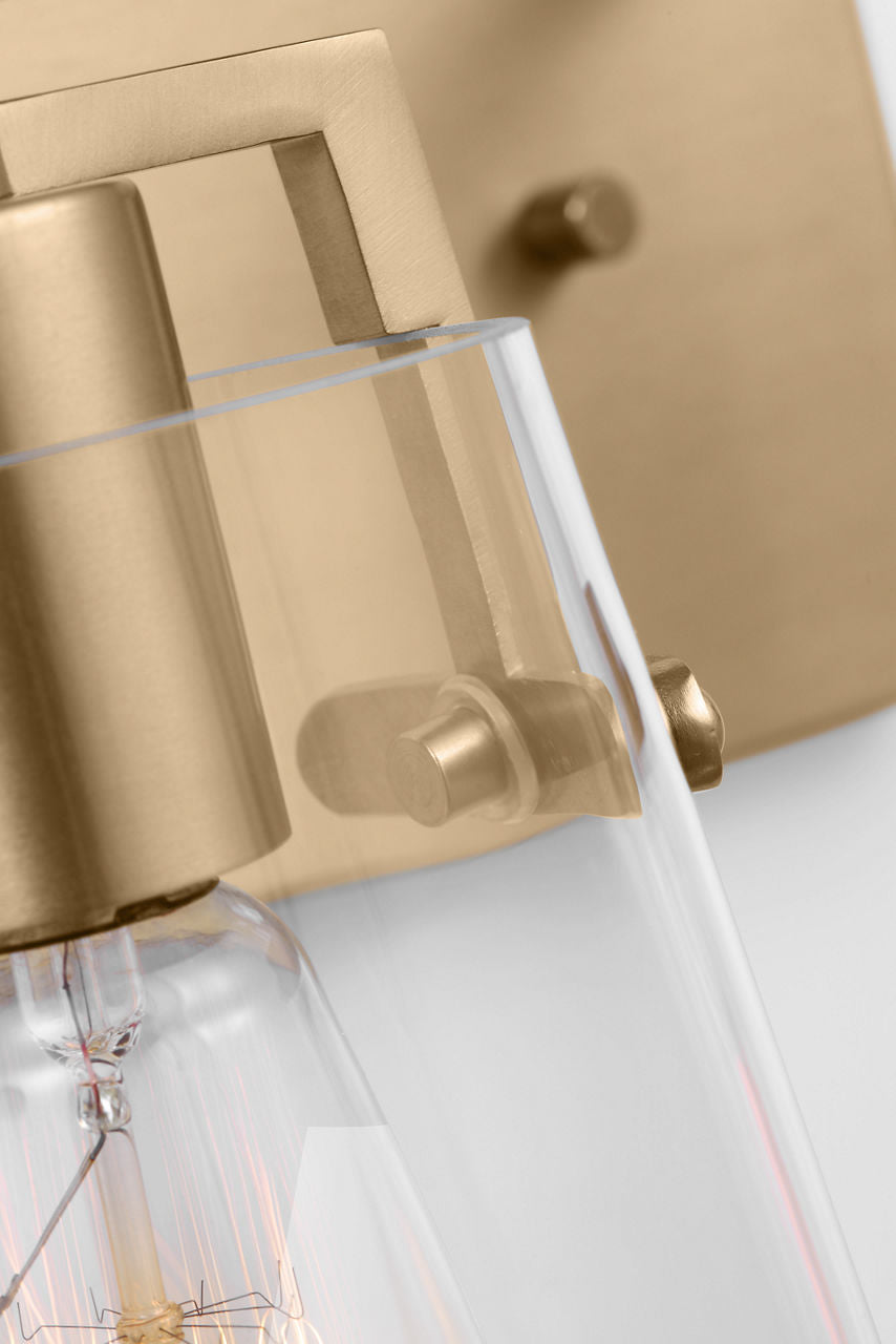 Crofton 4 - Light Vanity Satin Brass