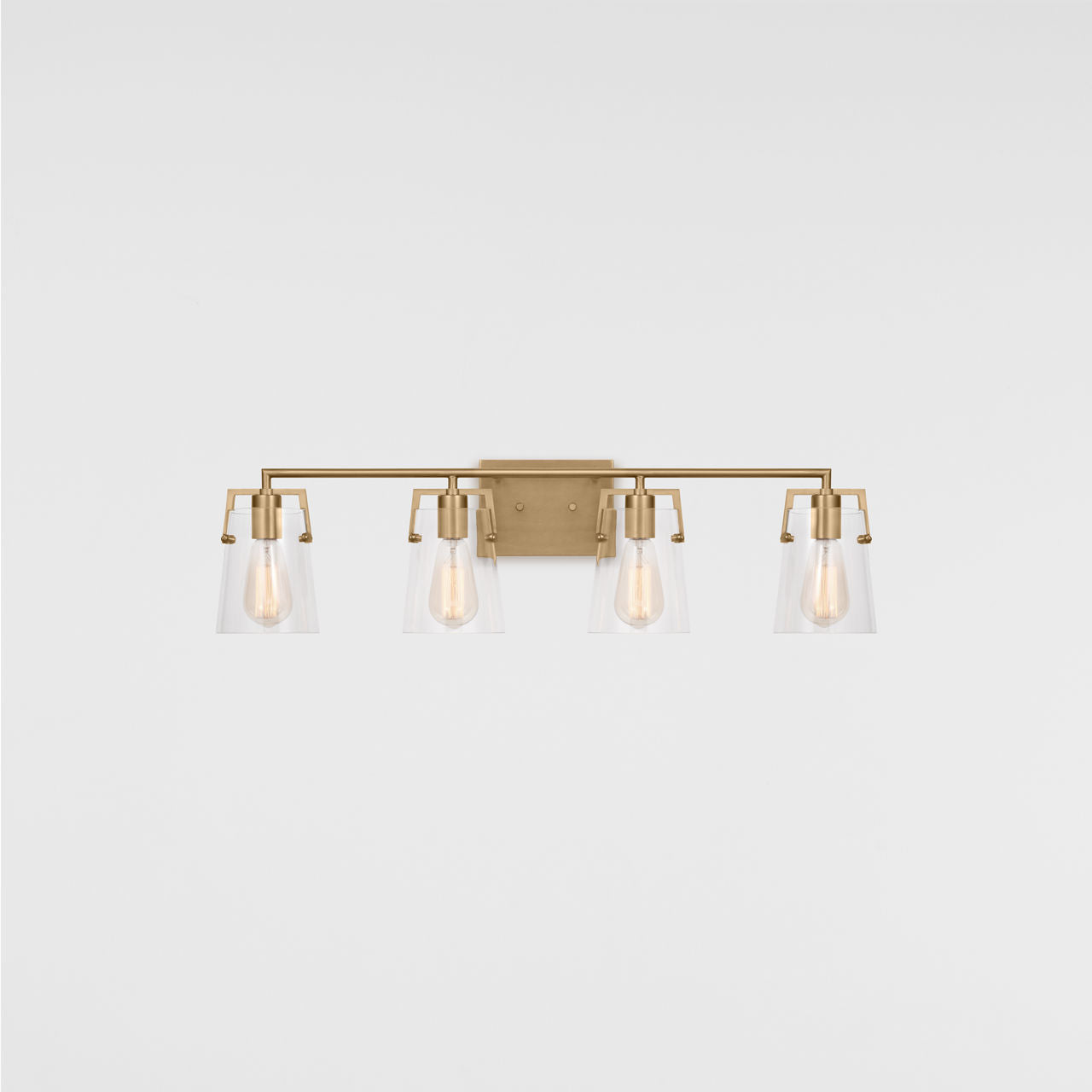 Crofton 4 - Light Vanity Satin Brass
