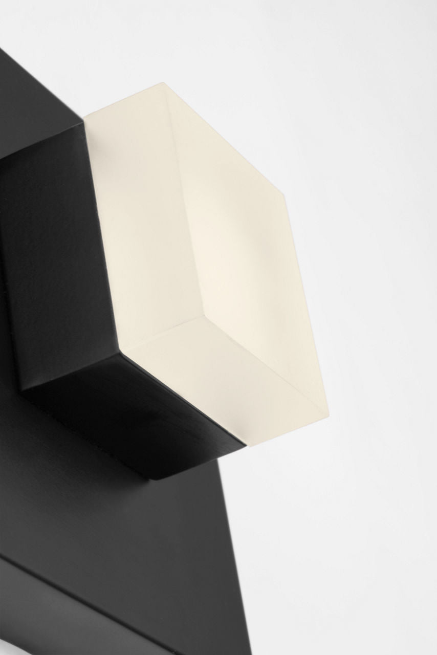 Brander Small Sconce Midnight Black Bulbs Inc
