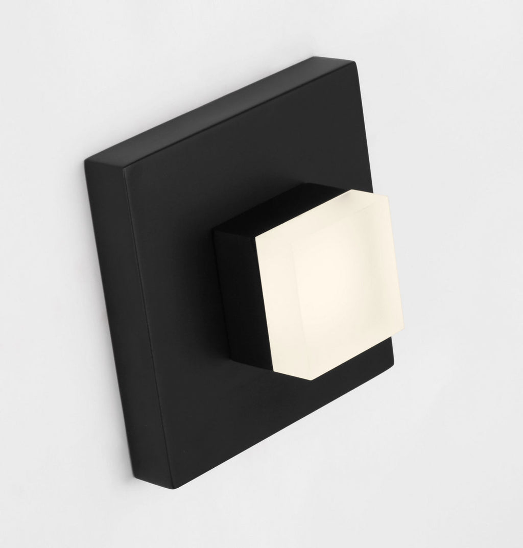 Brander Small Sconce Midnight Black Bulbs Inc