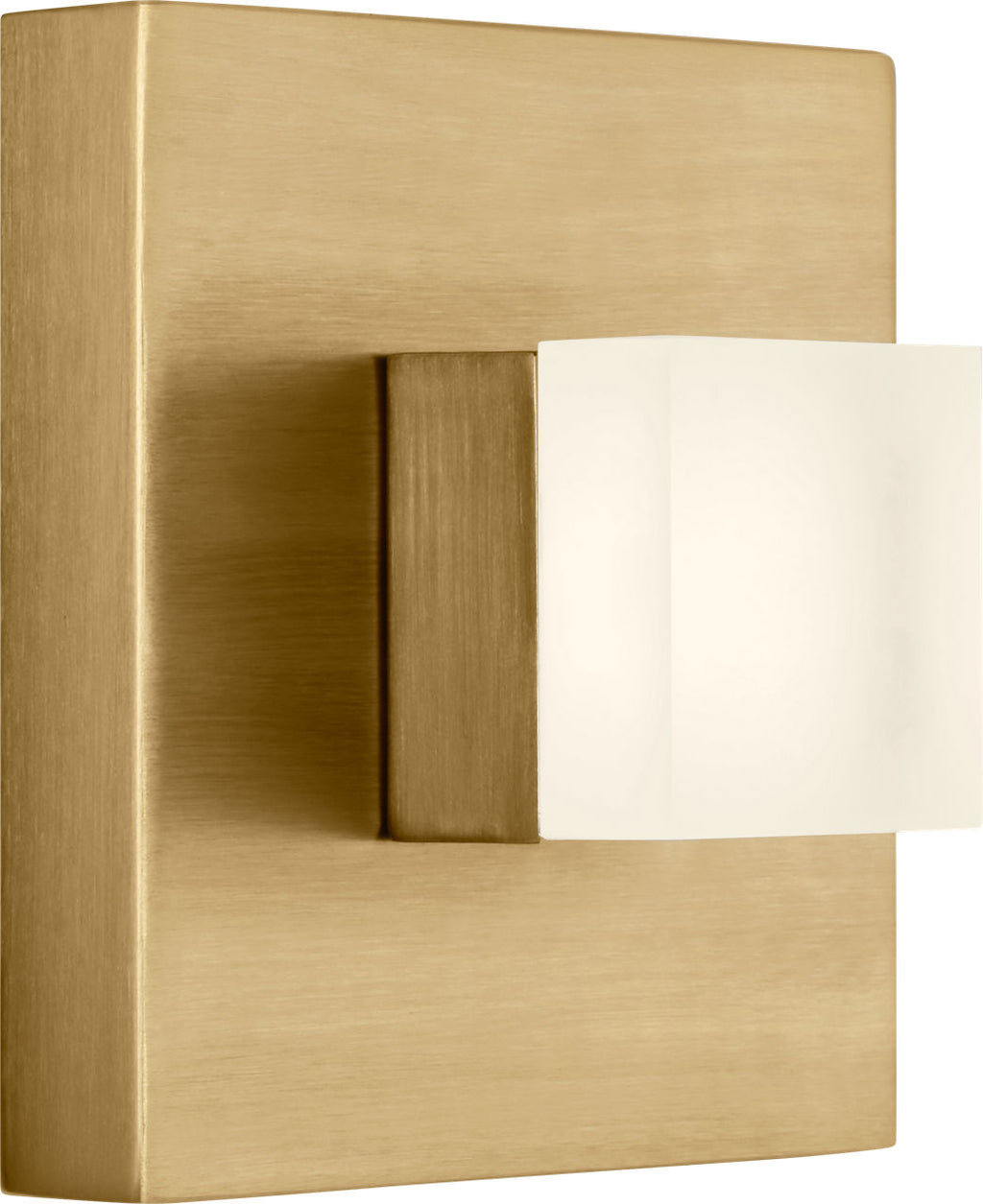 Brander Small Sconce Satin Brass Bulbs Inc