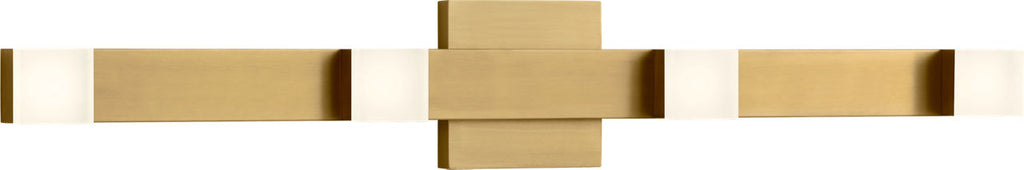 Brander Extra Large Vanity Satin Brass Bulbs Inc
