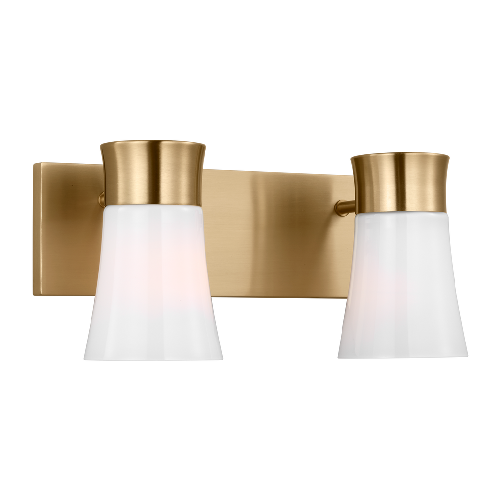 Roy Medium Vanity Satin Brass