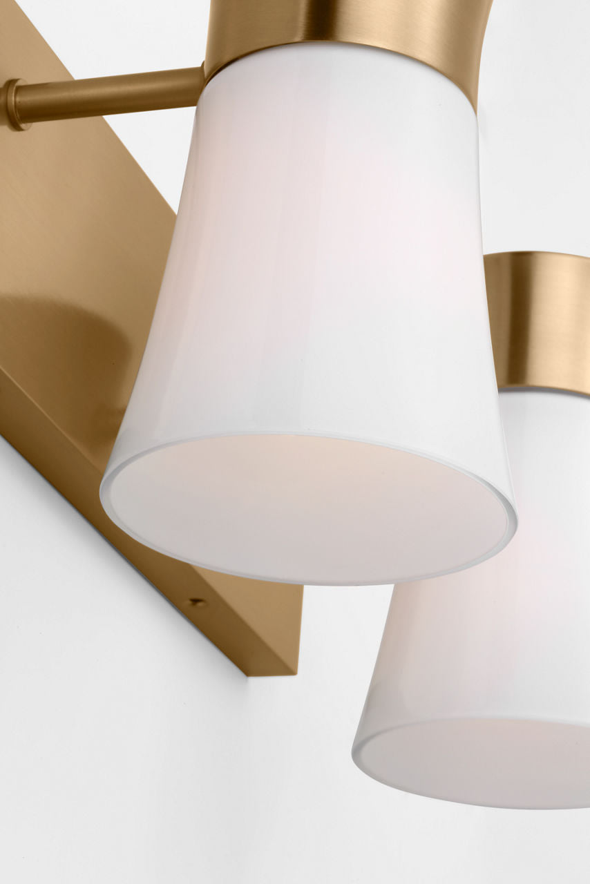 Roy Medium Vanity Satin Brass