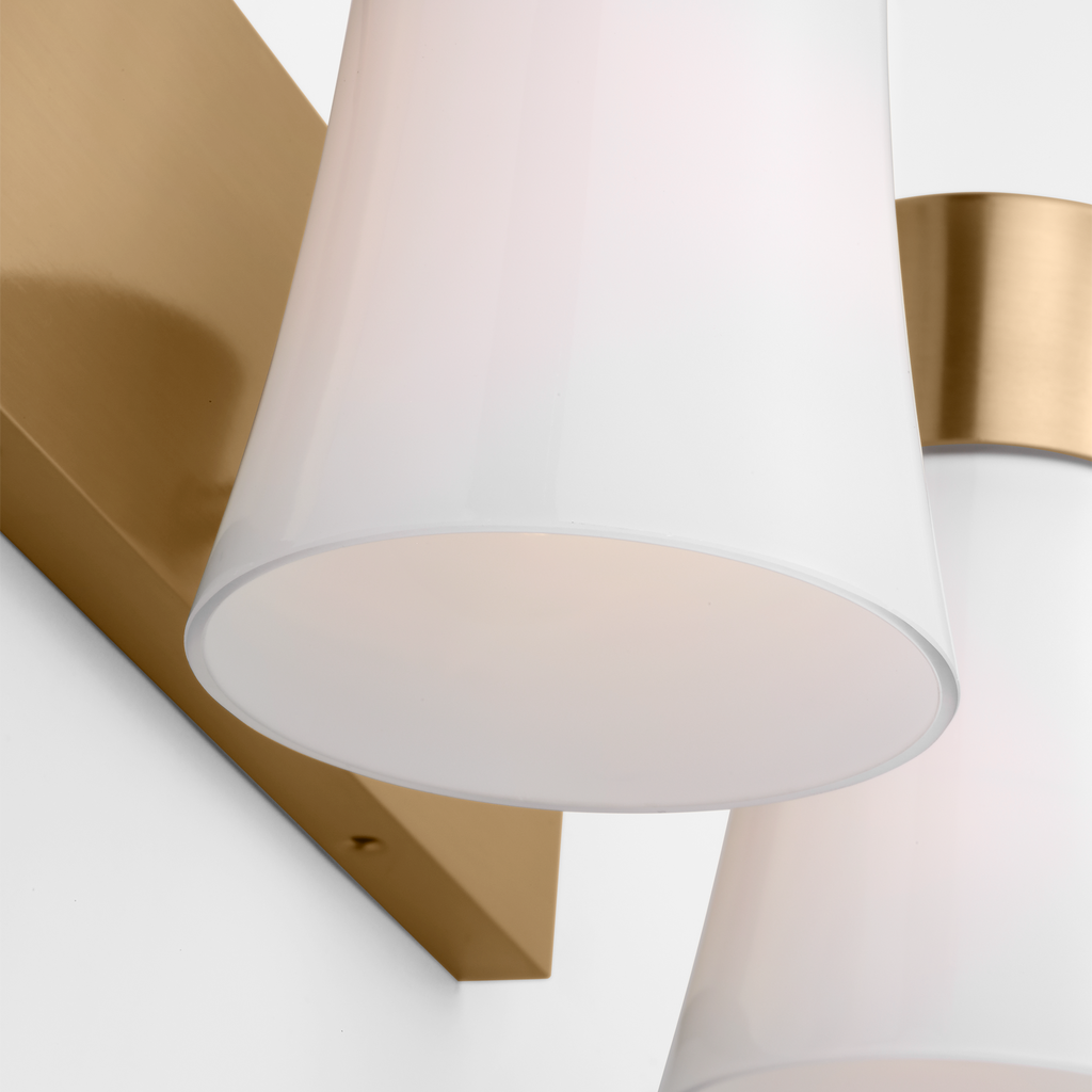 Roy Medium Vanity Satin Brass