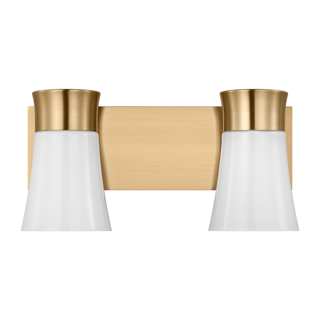 Roy Medium Vanity Satin Brass