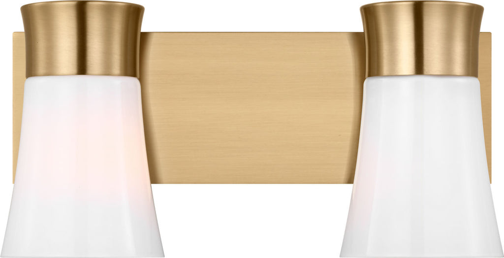 Roy Medium Vanity Satin Brass