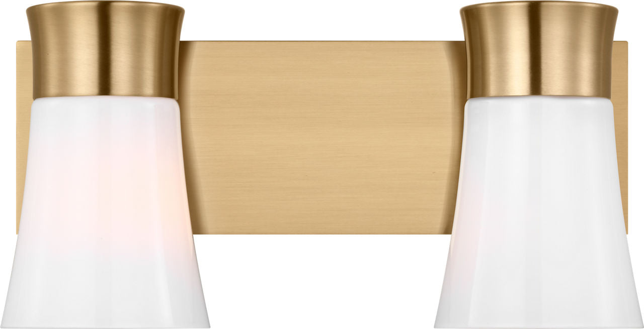 Roy Medium Vanity Satin Brass