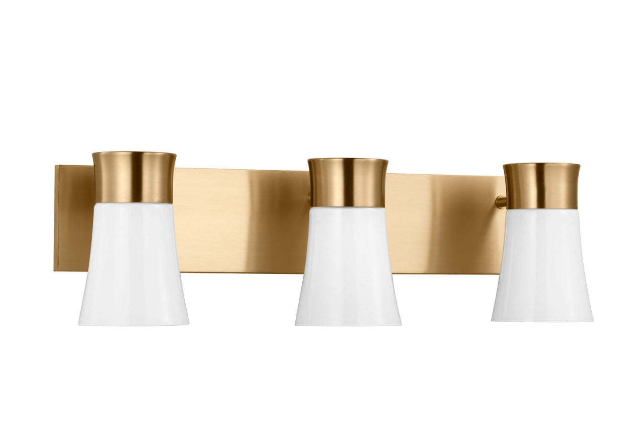 Roy Large Vanity Satin Brass