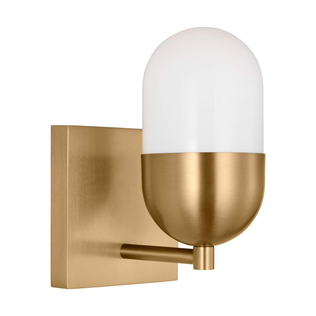 Foster Small Vanity Satin Brass