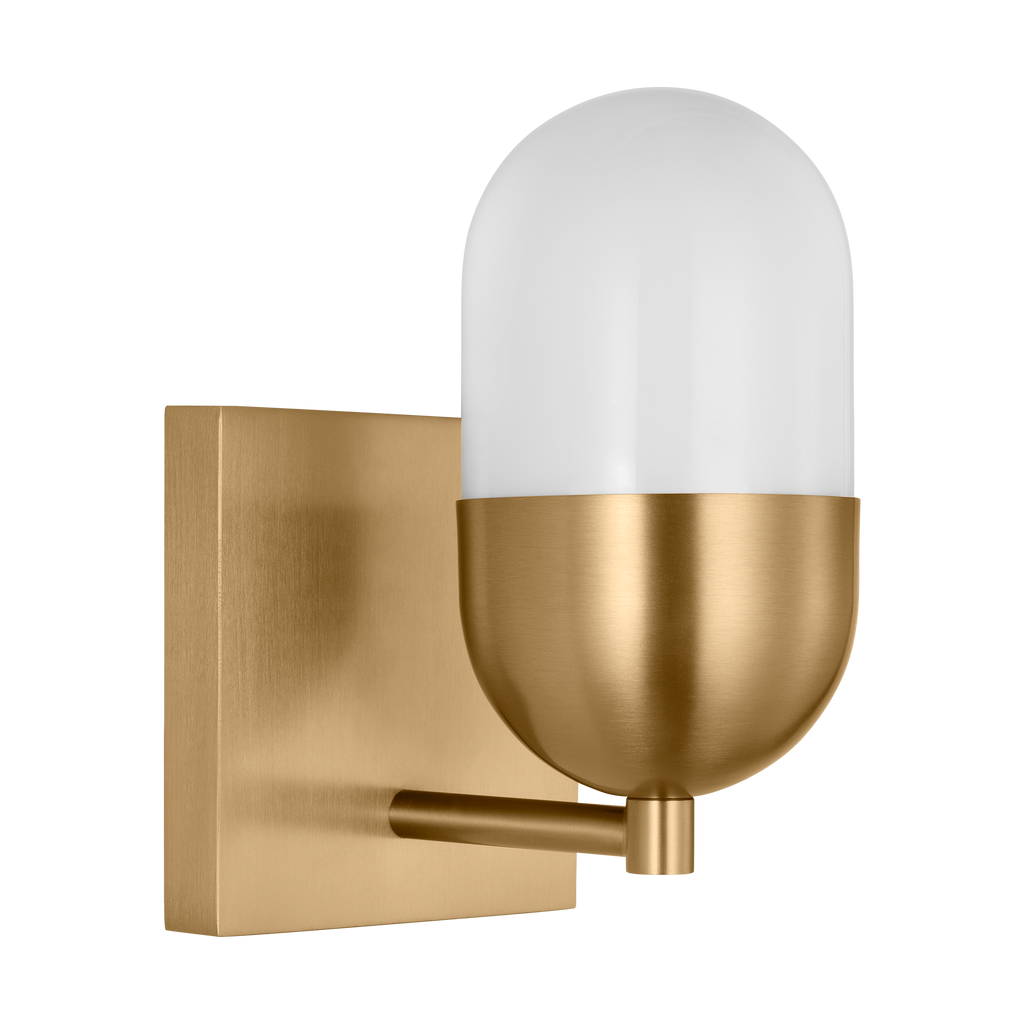 Foster Small Vanity Satin Brass