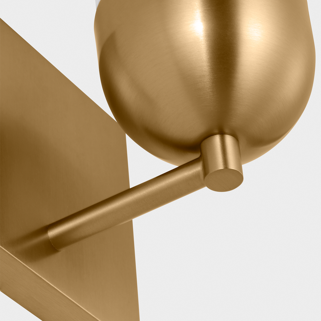 Foster Small Vanity Satin Brass