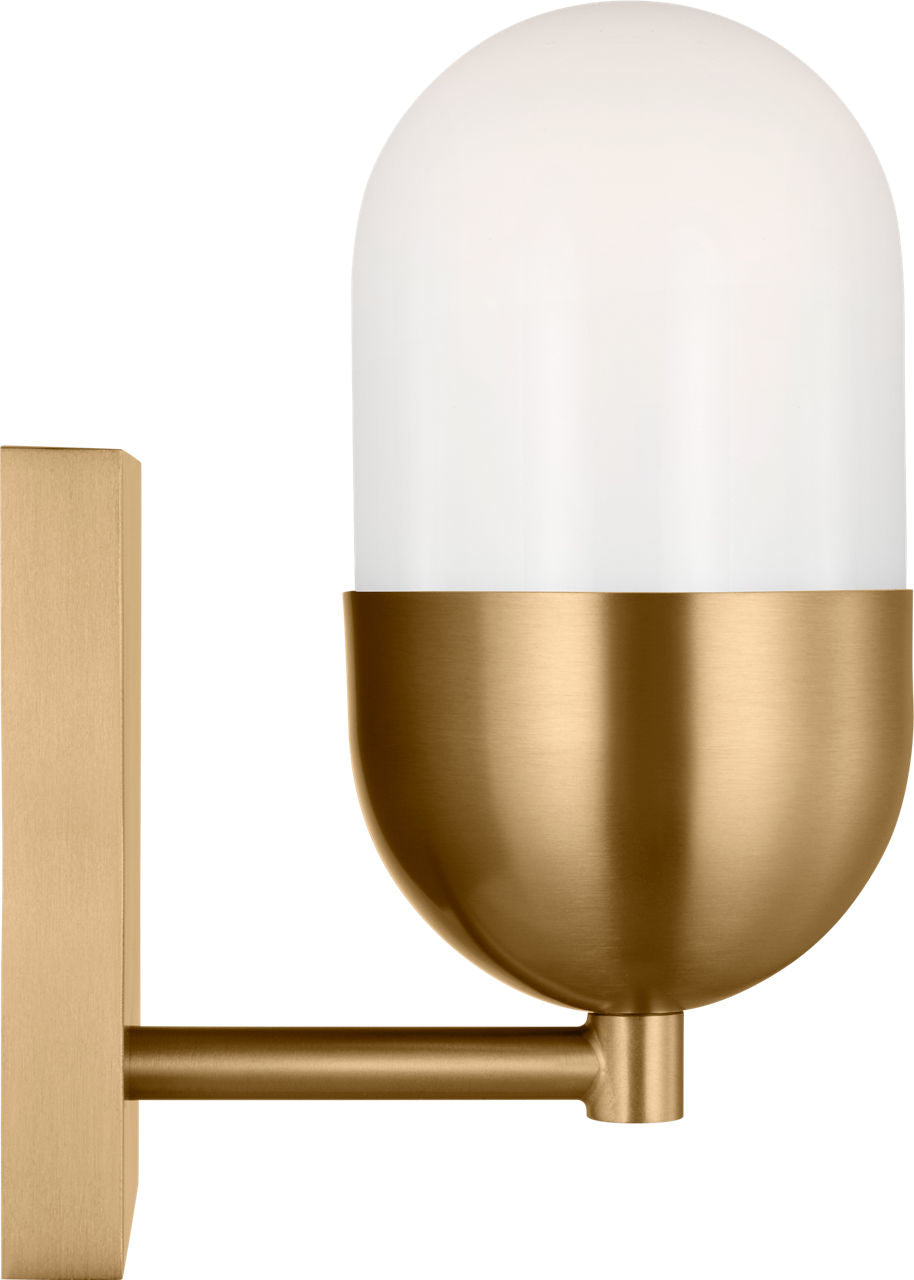 Foster Small Vanity Satin Brass