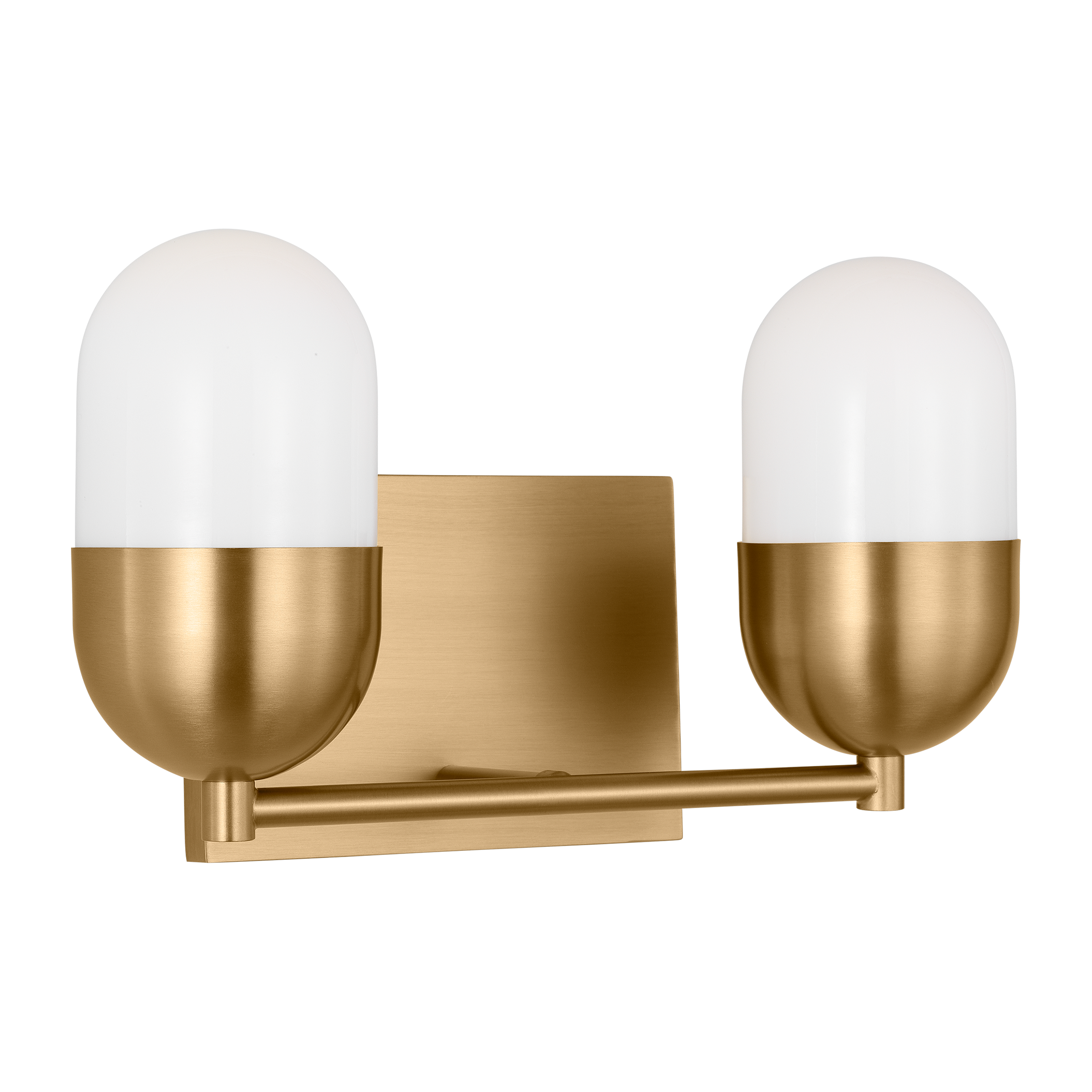 Foster Medium Vanity Satin Brass