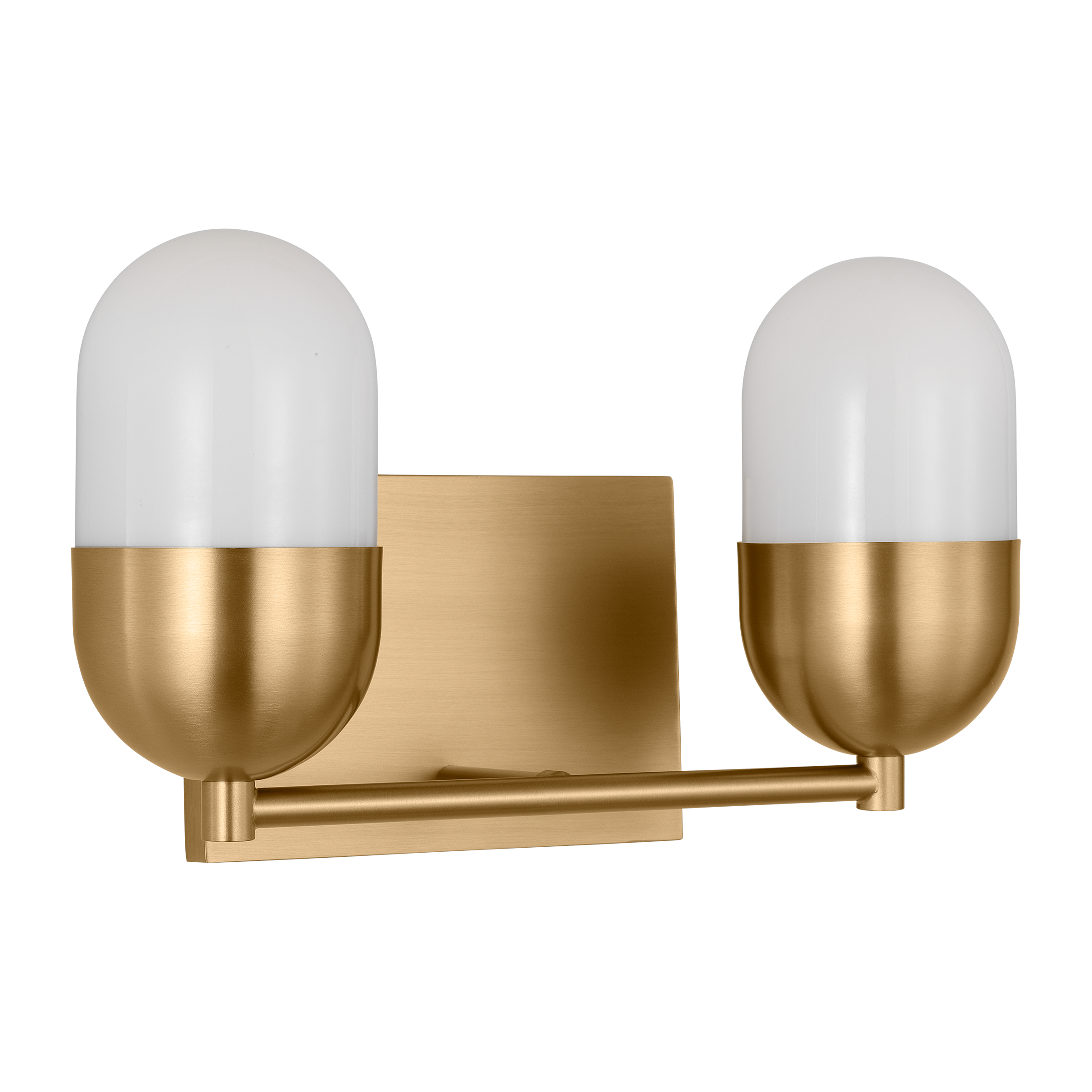 Foster Medium Vanity Satin Brass