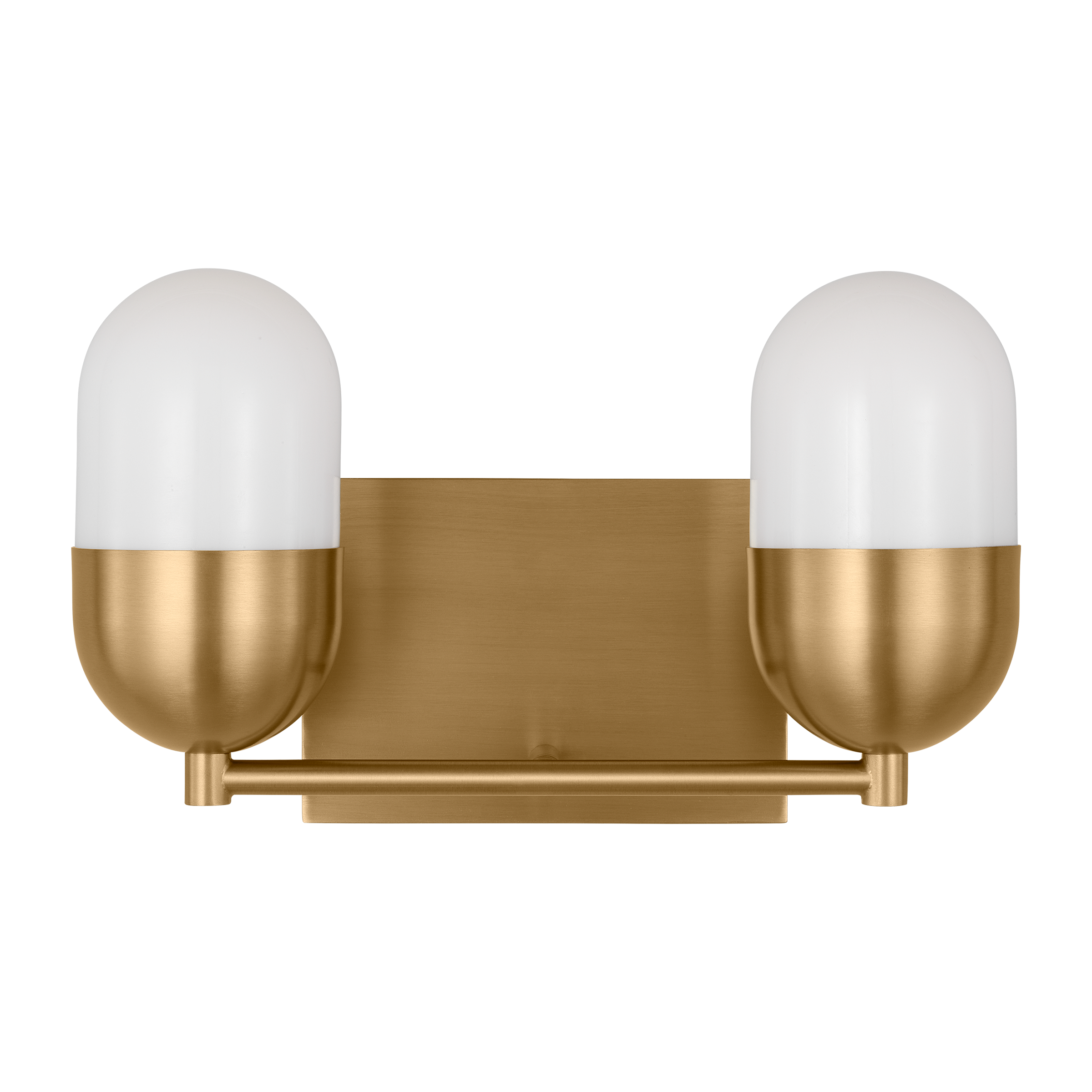 Foster Medium Vanity Satin Brass