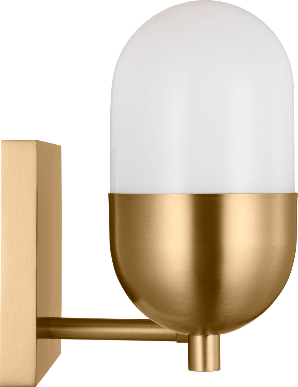 Foster Medium Vanity Satin Brass