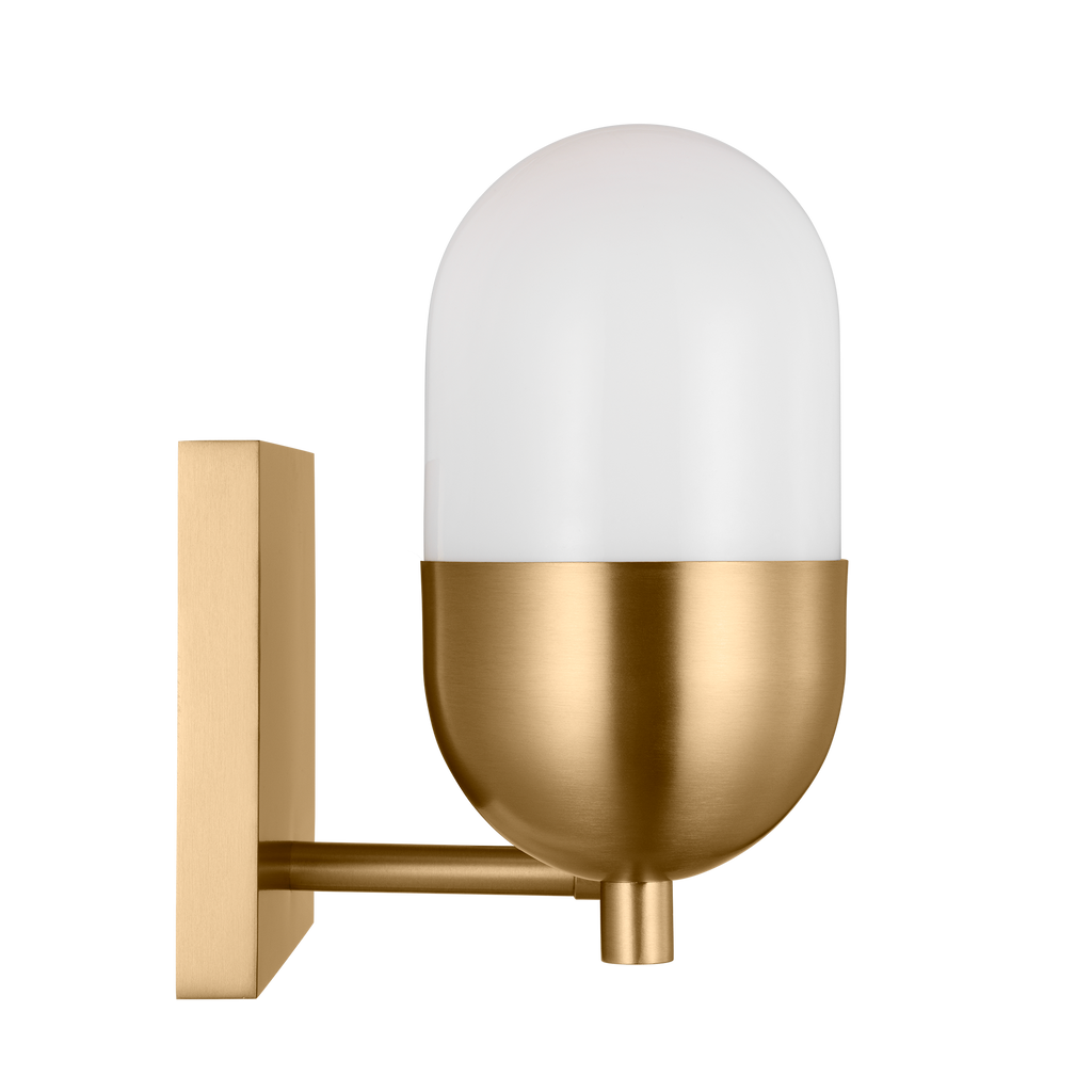 Foster Medium Vanity Satin Brass