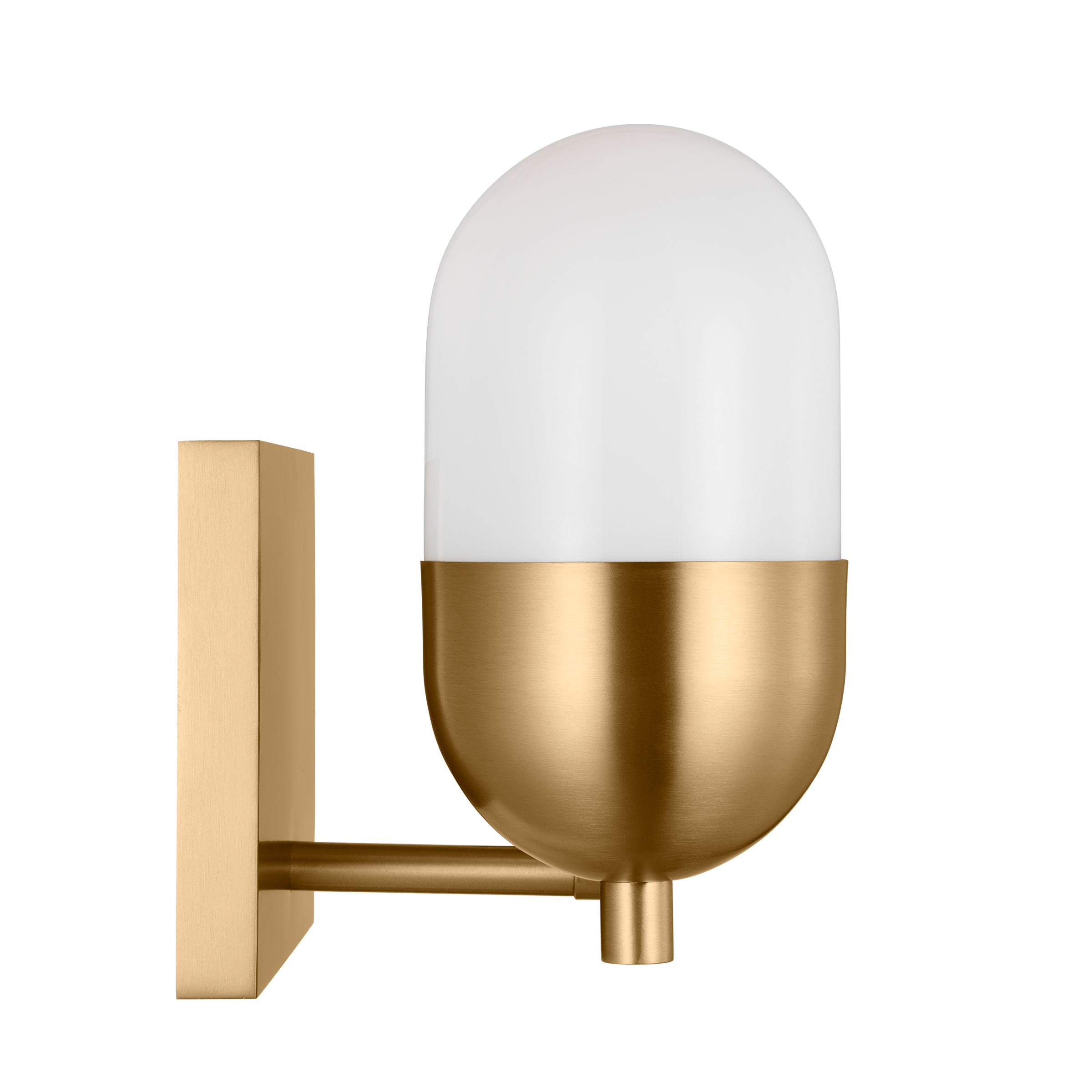 Foster Medium Vanity Satin Brass